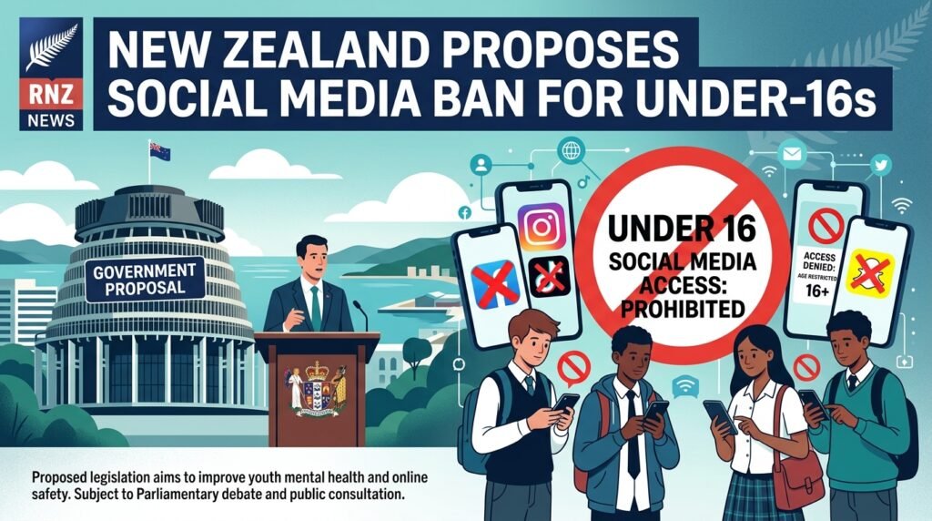 New Zealand social media ban under 16